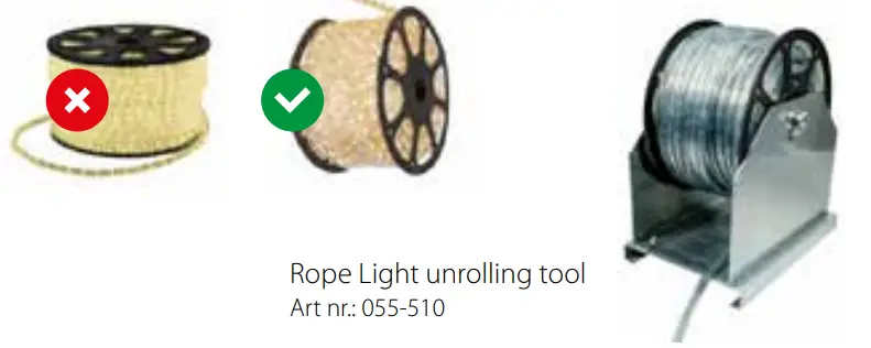 TRONIX 055-510 Rope Light Unrolling Tool 1