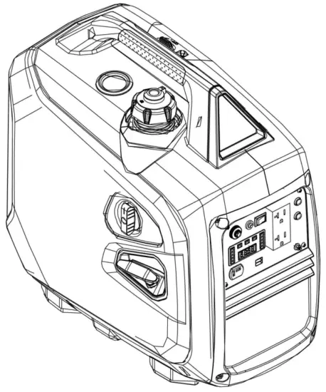 HIKE CREW HCIG2250 Portable Inverter Generator 2250