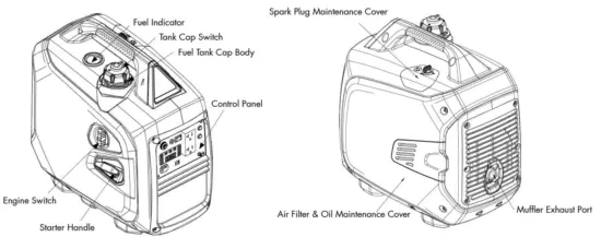HIKE CREW HCIG2250 Portable Inverter Generator 2250 - fig2
