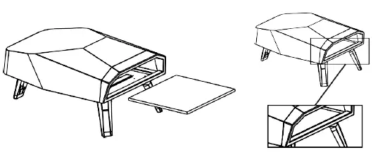 Coolest P200 Portable Outdoor Home Pizza -FIG 3