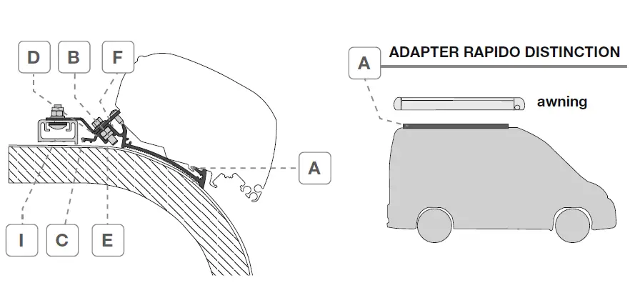 FIAMMA 98655Z081 Adapter Rapido Distinction fig 3