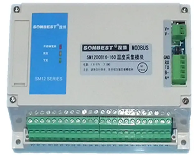 sonbus RS485 bus 160 point DS18B20 temperature 16 channel-prod