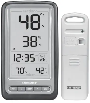 CRAFTSMAN CMXWDCR01137 Wireless Thermometer-fig1