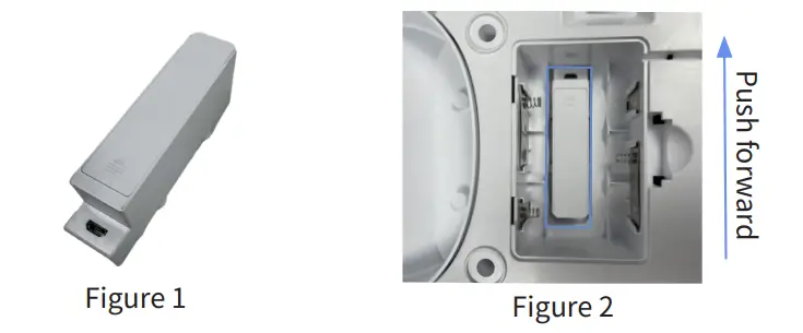 Install the 18650 battery