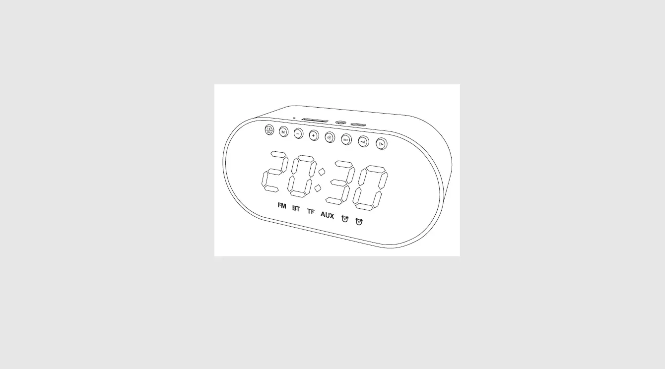 Song Yang Toys Ak008 Bt Speaker Clock User Manual Song Yang Toys Ak008 Bt Speaker Clock User Manual