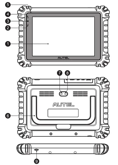 AUTEL MaxiSys MS906 Pro Auto Diagnostic Tools - display
