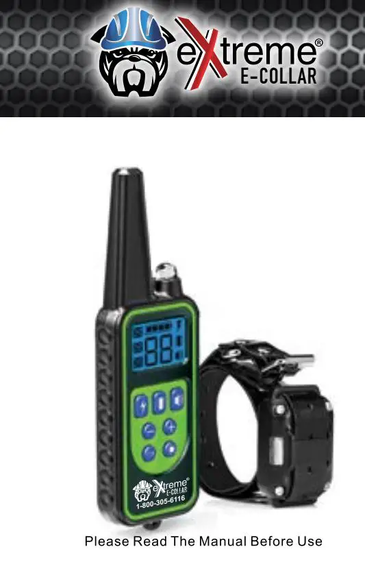 eXtreme WT776 Dog Fence Remote Dog Behavior Training Kit Instruction Manual