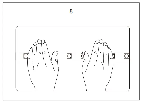 ONFORU DT15UV UV LED Strip Light - strip repeatedly