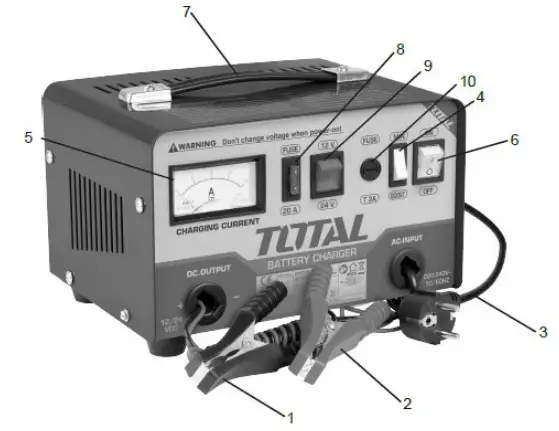 TOTAL TBC1601 Battery Charger-fig4