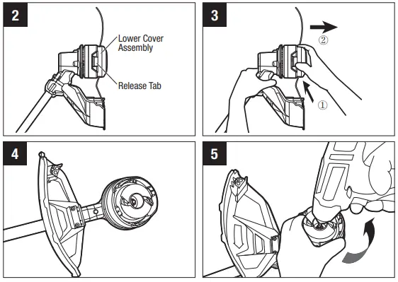 EGO AH1620 Replacement Line Trimmer Head-fig3