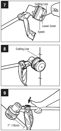 EGO AH1620 Replacement Line Trimmer Head-fig8