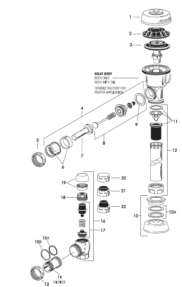 SLOAN-Royal-110-Flushometer-fig1