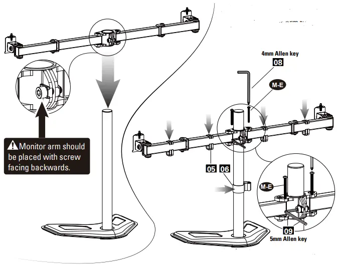 MOUNTUP-MU1004-Dual-Monitor-Desk-Moun-tArm-FIG-4