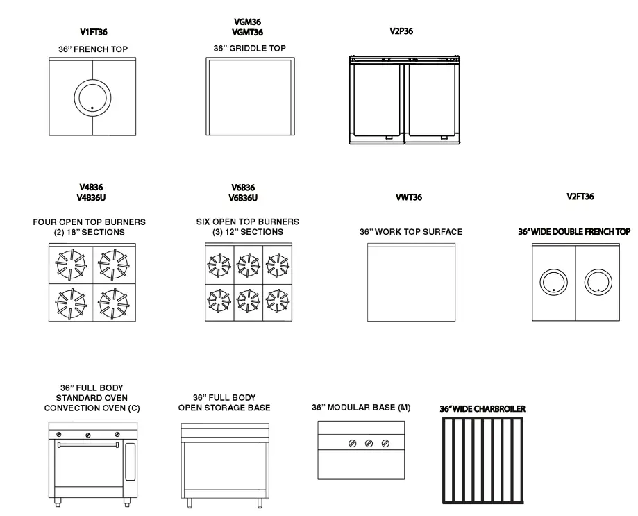 VULCAN-V2BG8TB-V-Series-Natural-Gas-36-Inch-2-Burner-Heavy-Duty-Thermostatic-Range-FIG-1