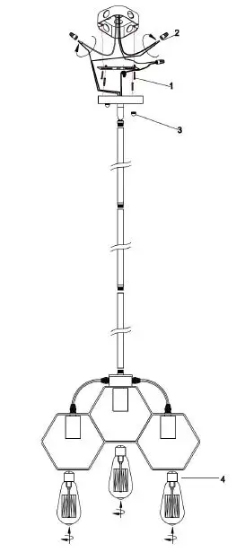 ABITARE-FM-PL14-3-Vintage-Pendant-Light-fig-1