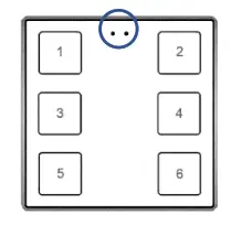 Zennio Tecla 55 PC ABS Capacitive Push Button of 55x55 - Figure 3. Orientation.1