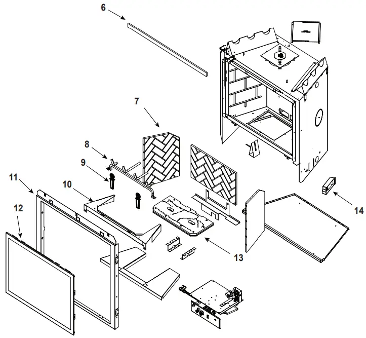 QUADRA-FIRE QV36DB-A 36-Inch Gas Fireplace-fig2