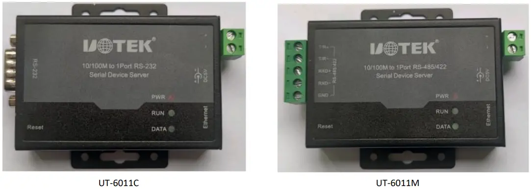 UOTEK-UT-6011-Series-1-Port-Serial-Device-Server-FIG-1