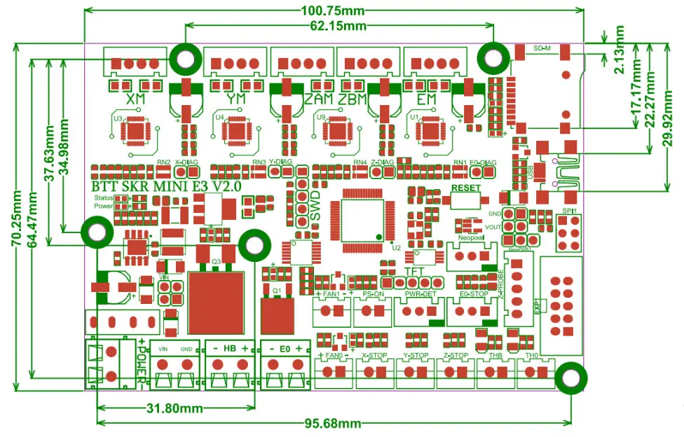 BIGTREETECH SKR Mini E3 V2.0 - Interface Instruction