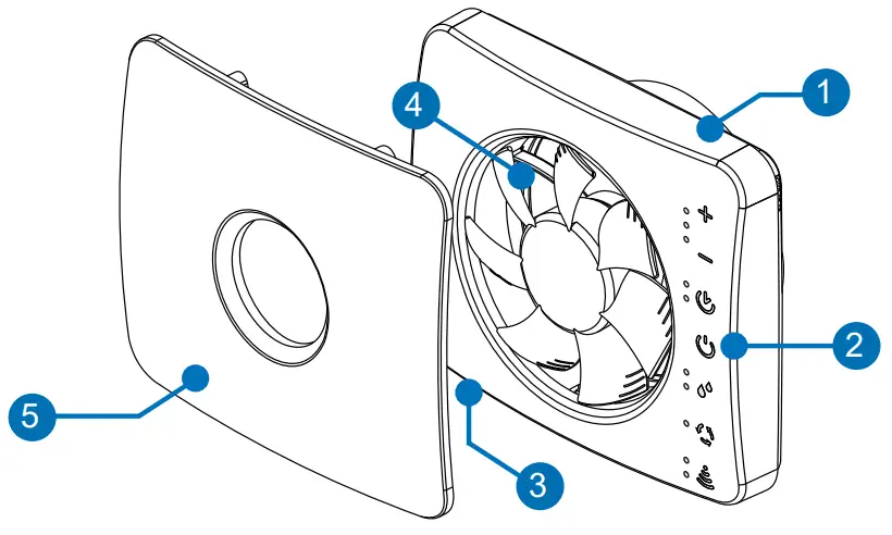 inVENTer Aviant Multifunctional Bathroom Ventilation Extractor Fan - fig