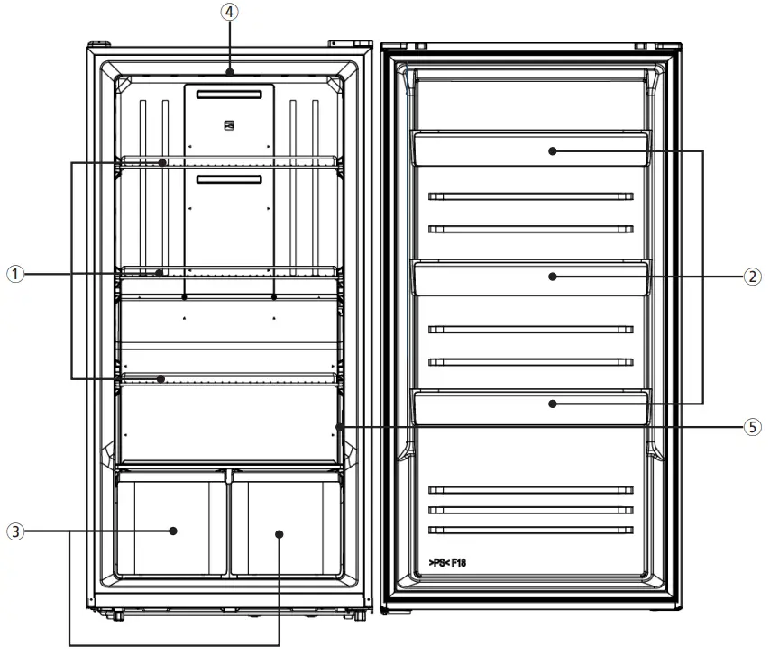 Kenmore 111.2215 Vertical Upright Freezer - fig 5