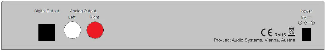 BOX DESIGN Pro-Ject CD Box S2 - Connectors