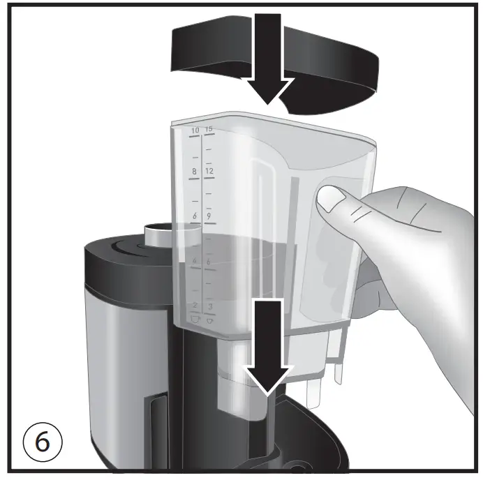 Melitta 1100174 LOOK Timer Use Instruction illustration