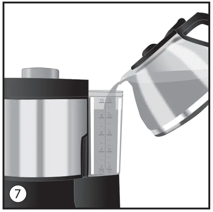 Melitta 1100174 LOOK Timer Use Instruction illustration