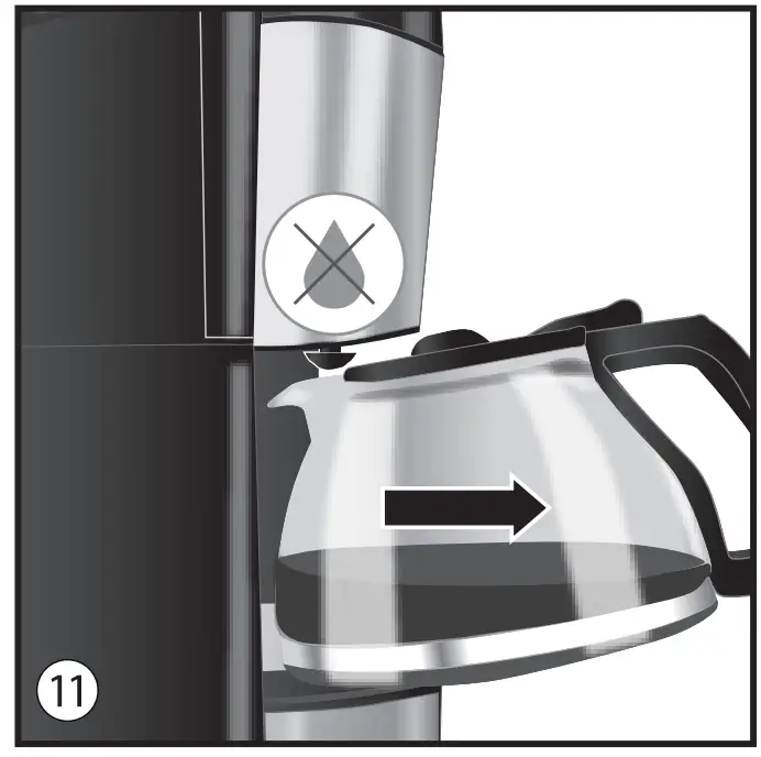 Melitta 1100174 LOOK Timer Use Instruction illustration