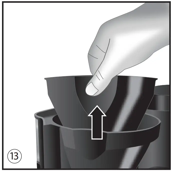 Melitta 1100174 LOOK Timer Use Instruction illustration