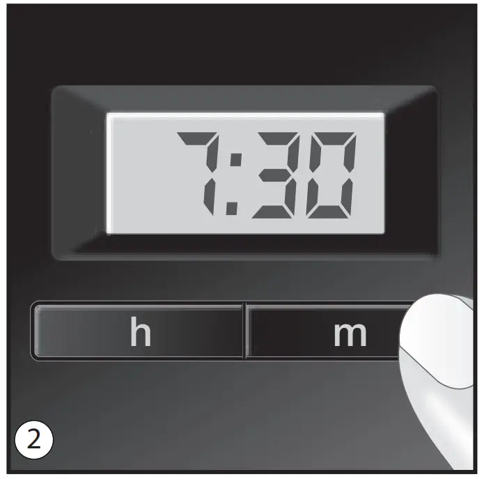 Melitta 1100174 LOOK Timer Use Instruction illustration
