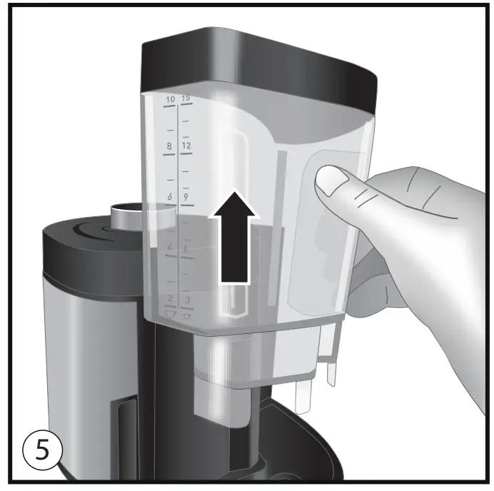 Melitta 1100174 LOOK Timer Use Instruction illustration