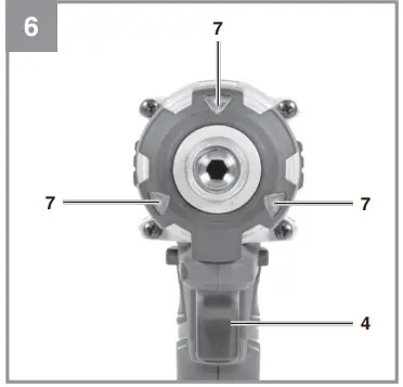Einhell-TE-CI-18p-1-Li-Cordless-Impact-Driver-Instruction-fig-6