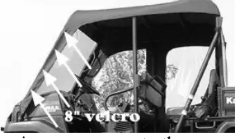 FALCON RIDGE KAW-3010TRANS-FC01 3010 Trans Full Cab Enclosure-FIG4