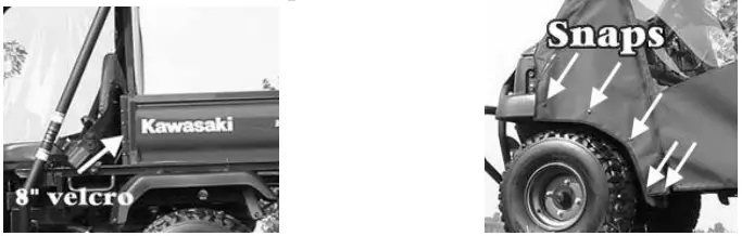 FALCON RIDGE KAW-3010TRANS-FC01 3010 Trans Full Cab Enclosure-FIG5