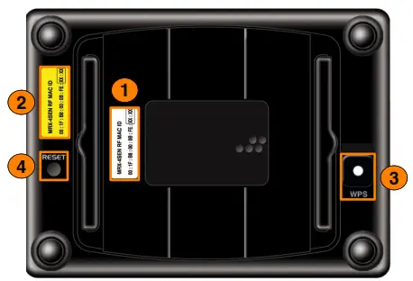 URC MRX-4SEN2 Total Control Sensor Extender - Bottom Panel