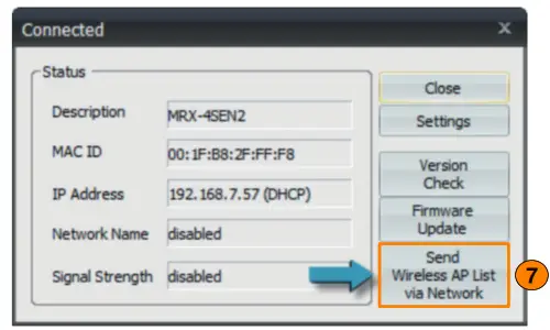 URC MRX-4SEN2 Total Control Sensor Extender - Network