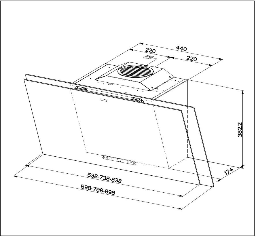 FRANKE FMA 2.0 607 Wall Hood Maris 04