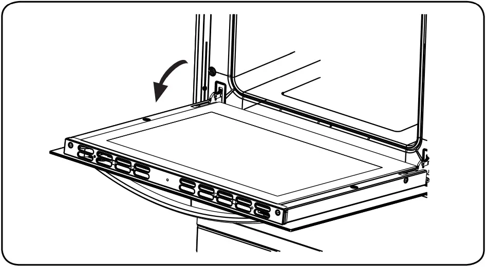 P06E1V1W - Removal of the Oven Door 1