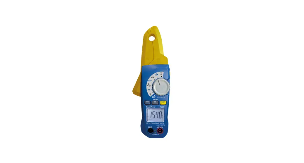 Peaktech 4350 True Rms Clamp Meter User Manual Peaktech 4350 True Rms Clamp Meter User Manual