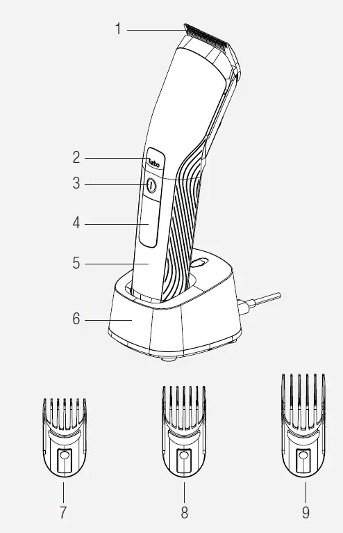 GRUNDIG MC 9030 Hair and Beard Clipper 1