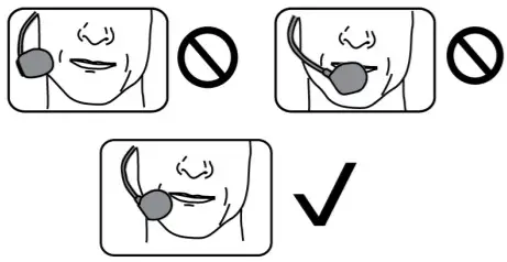 SHURE BRH440M BRH441M -Position th