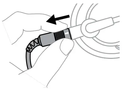 SHURE BRH440M BRH441M -Pull on the