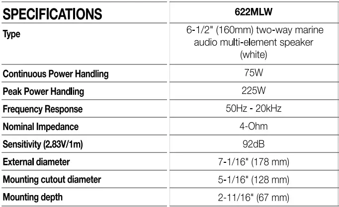 Infinity-622MLW-6.5-Two-Way-Titanium-Marine-Speaker-fig-6