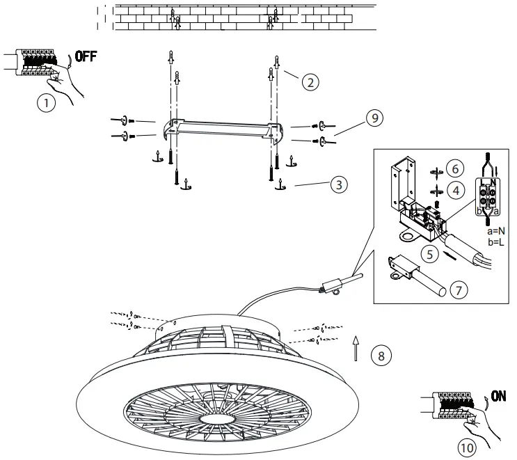 tuya-BHFL6006-Modern-Smart-LED-Ceiling-Fan-fig1