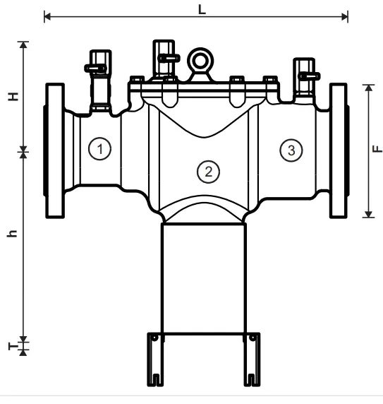 resideo BA300 Braukmann-DIMENSIONS