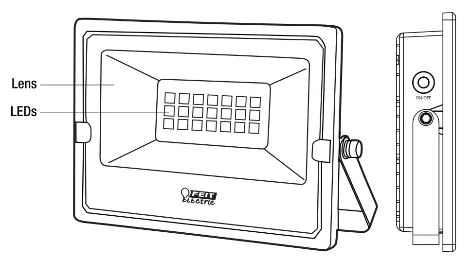 FEIT ELECTRIC FLD30-RGB-LED Multi-Color LED Flood Light with RF Remote Control - fig 1