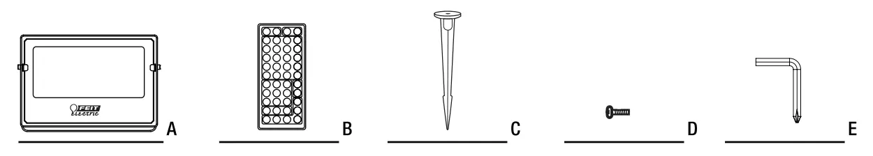 FEIT ELECTRIC FLD30-RGB-LED Multi-Color LED Flood Light with RF Remote Control - fig