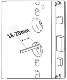 Denler DL04 Chrome Smart Door Lock, Digital Door Lock, Fingerprint lock with LCD, Camera, Wi-Fi Remote Unlock App - Figure 11