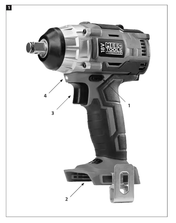 MEEC TOOLS 012587 18V-Impact-Wrench-fig-1